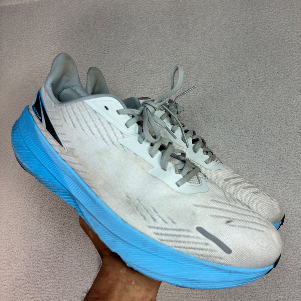 Altra FWD Experience Running Shoe Men 15 Gray Blue Athletic Training ALOA82C8242